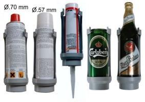 Sprayburkhållare 58-70, 189x77x77mm