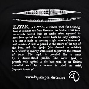 Classic kayak T-shirt (english)