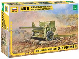 British Anti-Tank Gun QF 6-pdr Mk-II