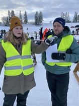 Karoline og Kristoffer klare til start på sprinten 2023