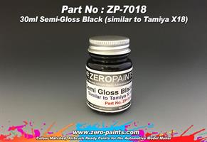 Semi-Gloss Black Paint 30ml