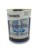 FÖNSTERFÄRG AQUA BAS VIT 0,9 L