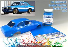 Fast and Furious 6 Ford Escort Mk 1 Blue Paint 60m