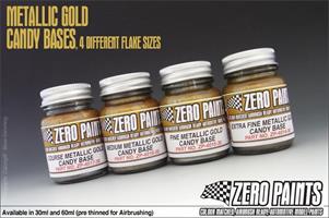 Fine Metallic GOLD Groundcoat for Candy Paints 60m