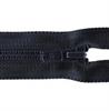 Glidelås delbar, svart 70 cm