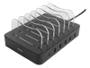 LADDNINGSSTATION, 6-PORT USB-A/USB-C, DELTACO