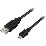 KABEL, USB A-MICROB, M/F, 2 M