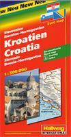 Kroatiens kust 1:250 000