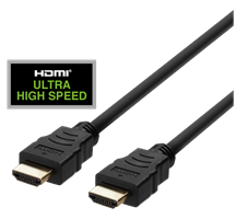 KABEL, HDMI 19-PIN M/M, 1 M, 8K