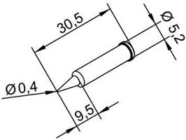 Tip Ersadur 0,4mm pencil point