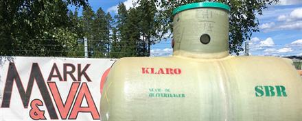 Klaro Reningsverk Glasfibertank 15pe