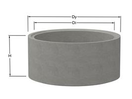 Brunnsring med botten 1000x600mm (Dy 1180mm)