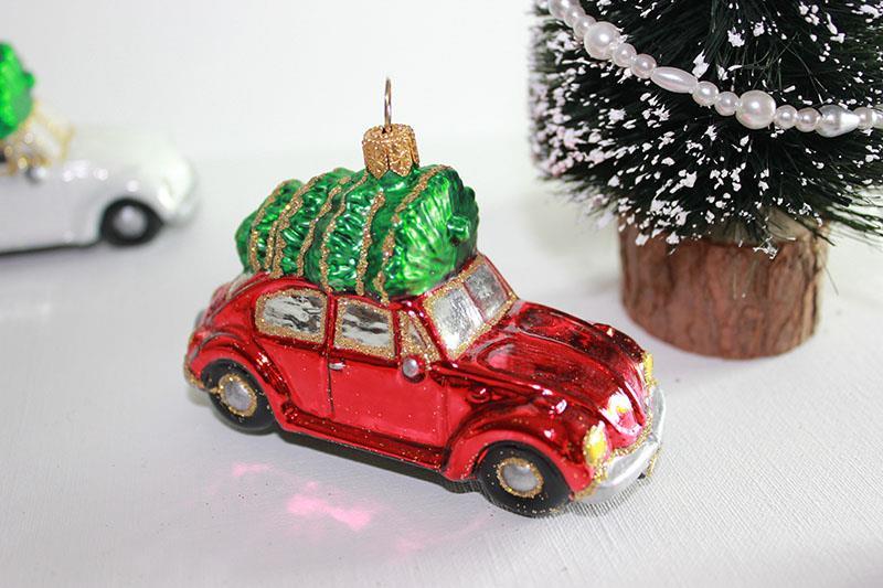VW, boble med juletre