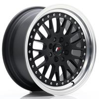 Japan Racing JR-10 16x7 4x100/108 ET30 Flat Black Polished Lip