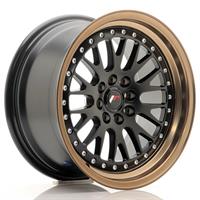 Japan Racing JR-10 16x8 4x100/108 ET20 Flat Black Bronze Lip