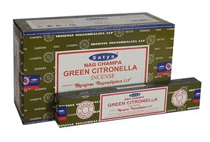 Green Citronella  Satya rökelse