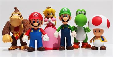 Supermario 6 figurer