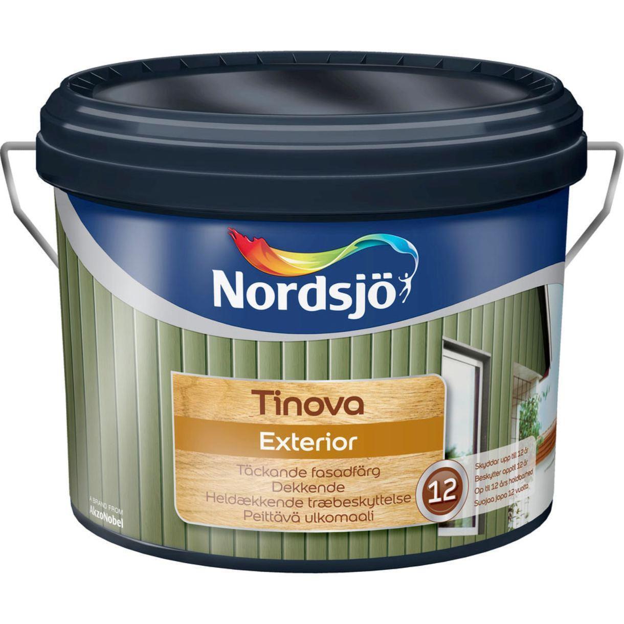 Fasadfärg Tinova Ext. Nordsjö G20 Svart 1L