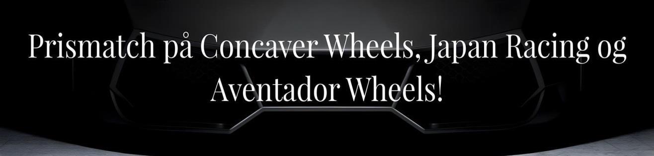 Prismatch på concaver wheels, Japan racing og Aventador Wheels