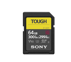 	 SONY SD Pro Tough 18x stronger UHS-II R300 64GB