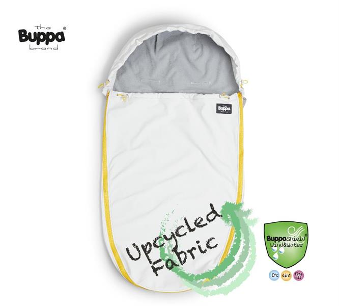 Footmuff Softshell White Sunflower The Buppa Brand AB