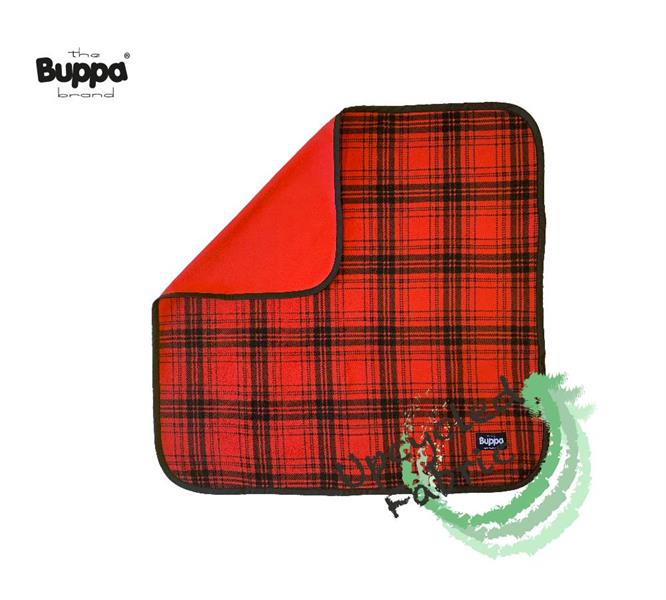 Blanket Double Fleece Red Checked OUTLET