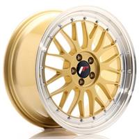 JR Wheels JR23 18x8 ET30-45 BLANK Gold w/Machined 