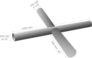 RH Packer, X-joint100/100/100 short