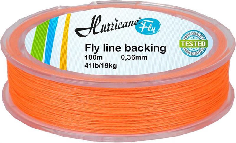 Fly Line Backing 0.36mm 41lb/19kg 100m Orange