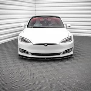 Frontleppe V.1 Tesla Model S Gloss black 2016- 