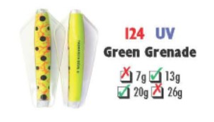 Tasmanian Devil #124 Green Grenade  13.5 gram