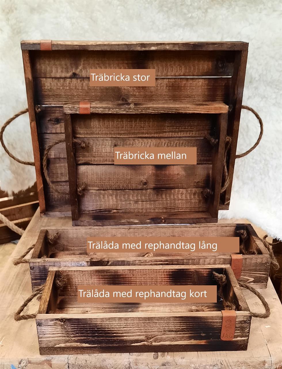 Träbricka Stor