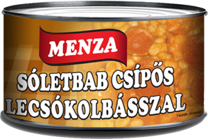 MENZA Het Bönstuvning med Korv / Sóletbab Csipös 