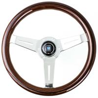 Nardi Classic ND33, Wood, Chrome Spokes, 40 mm Dish