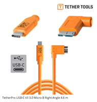 Tether Tools USB-C til USB3.0 MICRO-B vinkel  4.6m