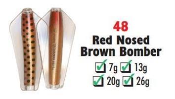 Tasmanian Devil Red Nosed Brown Bomber #48 26 gram