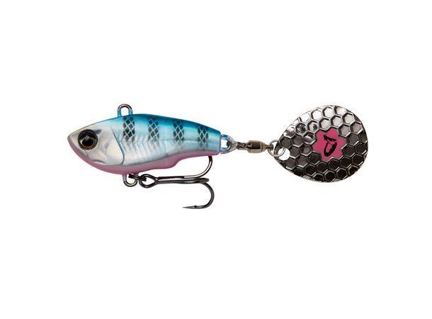 SG Fat Tail Spin 8cm/24cm Sink Blue SIlver Pink