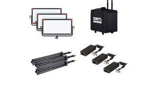 SWIT PL-E90D 3KIT 3xPL-E90D + Case and stands