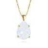 Classic drop necklace white opal