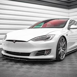 Frontleppe V.1 Tesla Model S Gloss black 2016- 