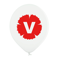 Ballong med V-logga