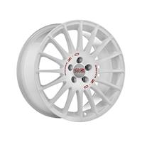 OZ Superturismo WRC 15x6.5" 4x100 ET43, White, Red