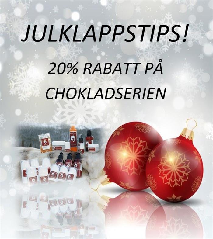 Julerbjudande på Chokladserien 20% rabatt.