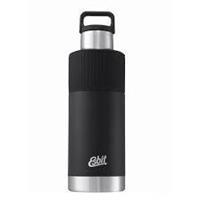 ESBIT SCULPTOR Stainless steel Insulated Bottle Standard Mouth with sleeve, 1L, black