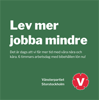 Affisch: Lev mer, jobba mindre