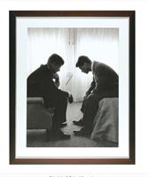 Tavla John & Robert Kennedy i svart ram