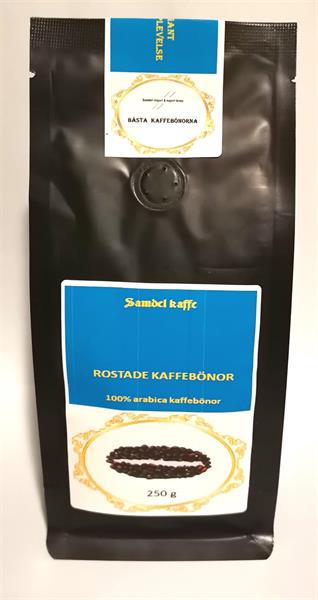 Rostade kaffebönor 250 g från Yirgacheffe