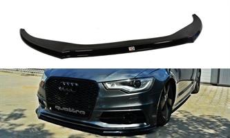 Frontleppe V2 Audi A6 S-line(C7)Gloss Black 11-14