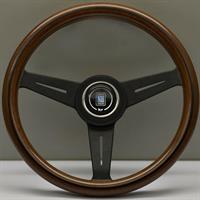 Nardi Classic ND33, Wood, Black Spokes, 40 mm Dish