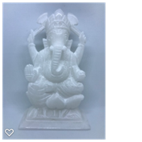 Vit sandsten Ganesh 16,5 x 10,5